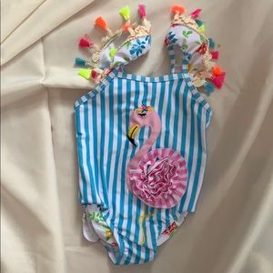 Flamingo swim suit